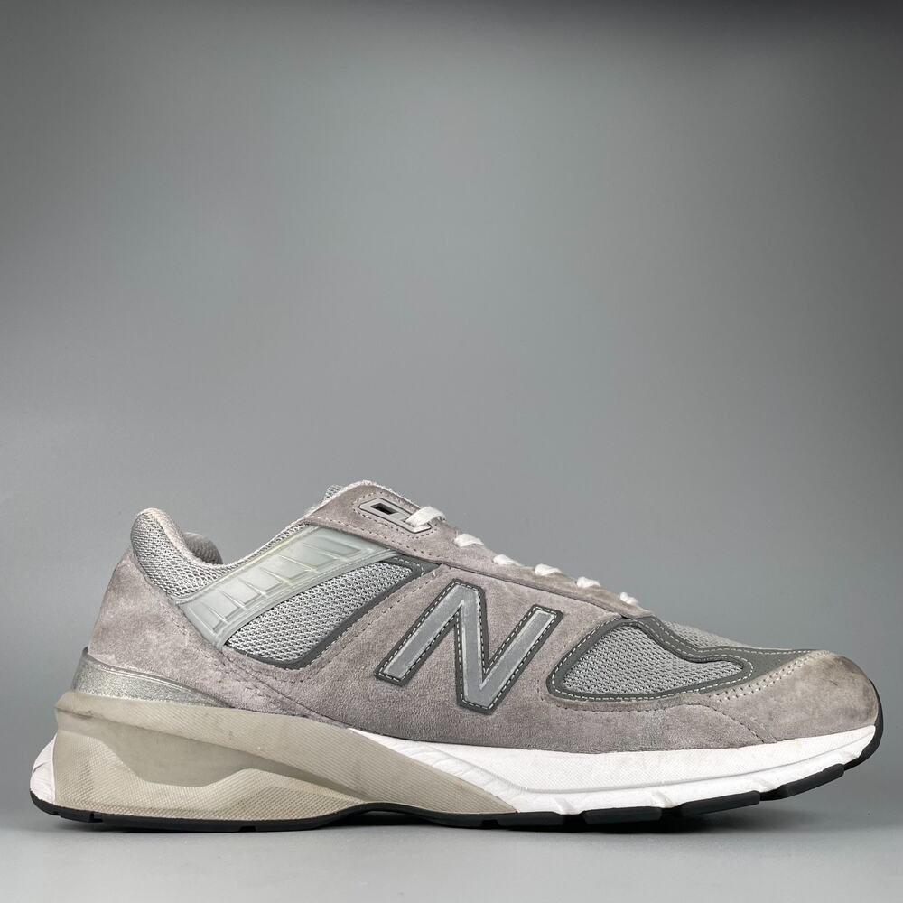 New Balance 990v5 Men's Size 13 D Gray Suede Casual Low Top Shoe Walking Sneaker - Picture 5 of 9